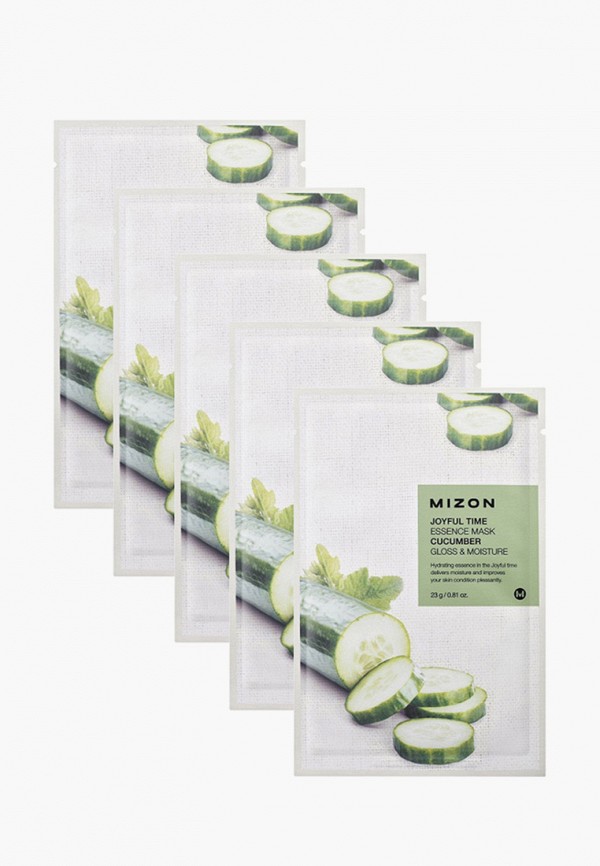 

Набор масок для лица Mizon, Прозрачный, JOYFUL TIME CUCUMBER с экстрактом огурца, 5*23мл