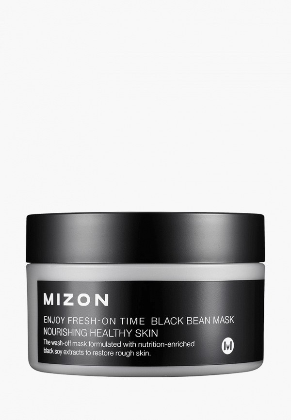 

Маска для лица Mizon, ENJOY FRESH MASK Антивозрастная с черными соевыми бобами, 100мл, Прозрачный