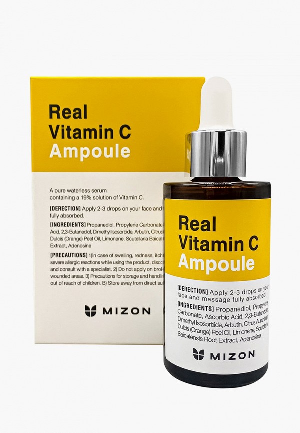 

Сыворотка для лица Mizon, Прозрачный, REAL VITAMIN C с витамином С, 30мл