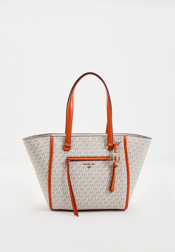 

Сумка и брелок Michael Kors, Бежевый