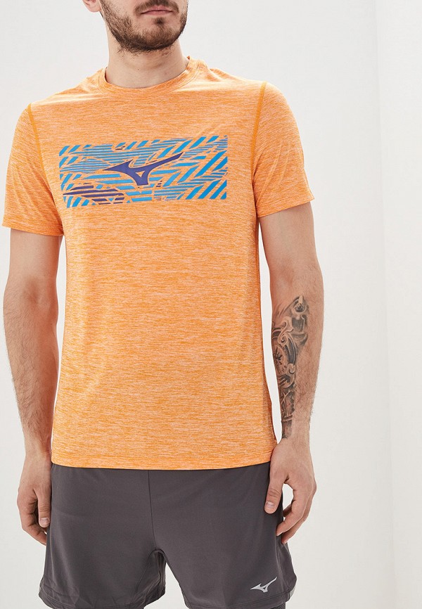 

Футболка Mizuno, Оранжевый, Impulse Core Wild Bird Tee