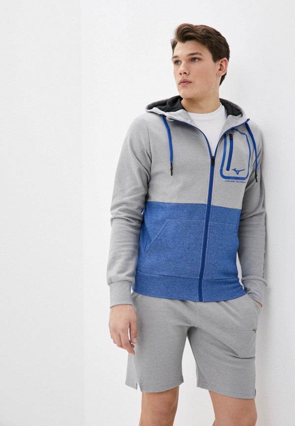 

Толстовка Mizuno, Серый, Zip Hoody