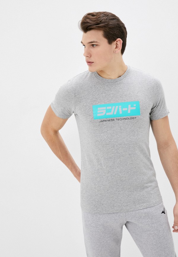 

Футболка Mizuno, Серый, Runbird Tee