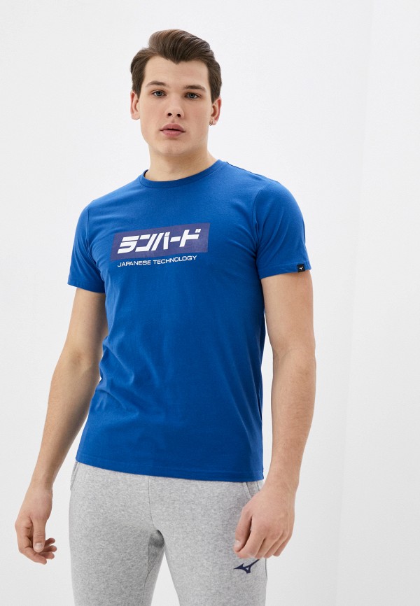 

Футболка Mizuno, Синий, Runbird Tee
