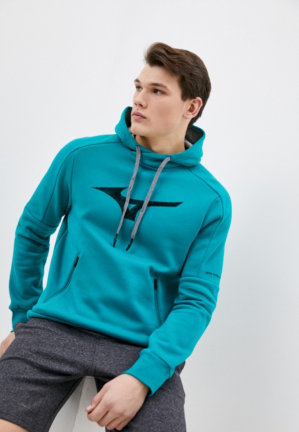 

Худи Mizuno, Бирюзовый, Heritage Hoody