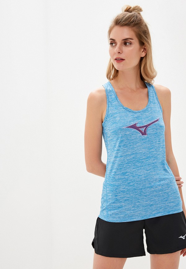 

Майка спортивная Mizuno, Синий, Impulse Core Graphic Tank