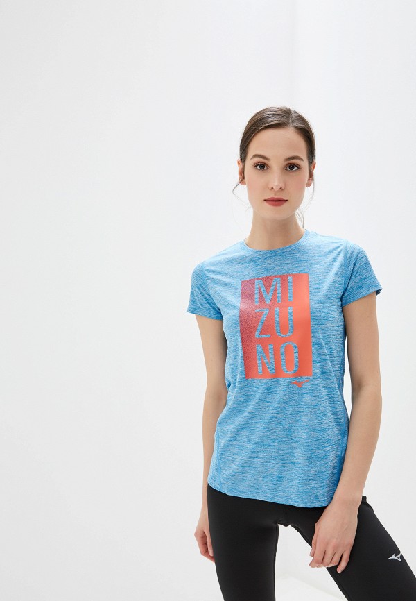 

Футболка спортивная Mizuno, Impulse Core Graphic Tee, Голубой