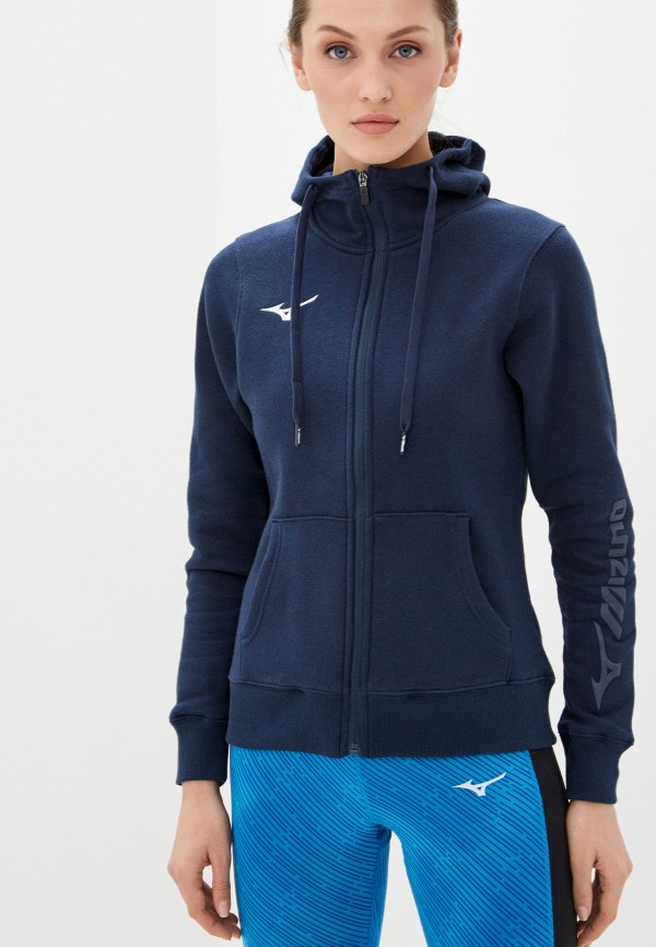 

Толстовка Mizuno, Синий, Sweat FZ Hoodie W