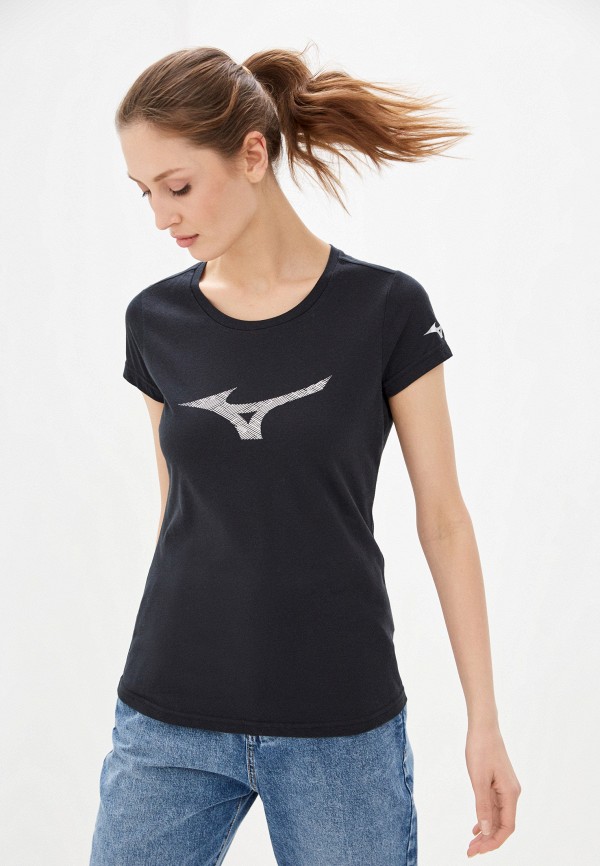 

Футболка Mizuno, Черный, Heritage RB Tee