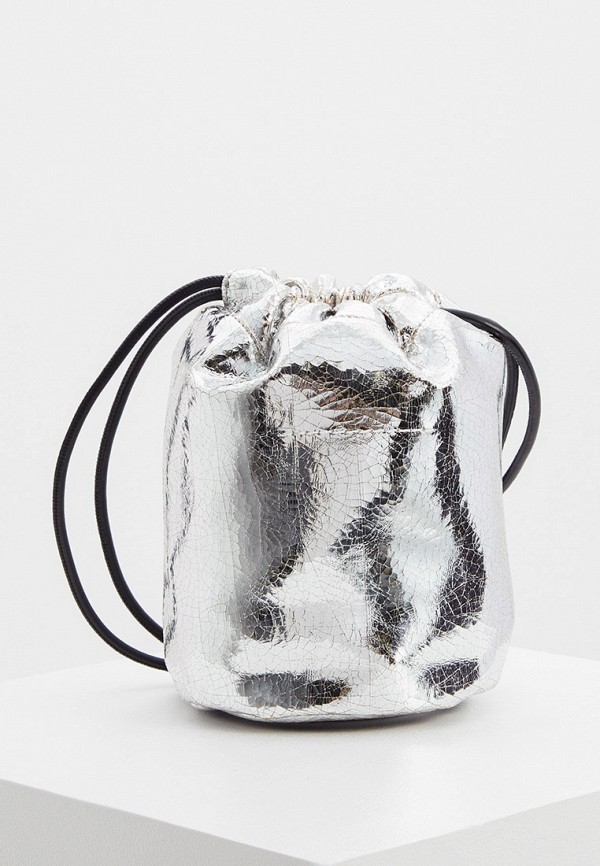 

Сумка MM6 Maison Margiela, Серебряный, MM6 Maison Margiela MM004BWHLKW9