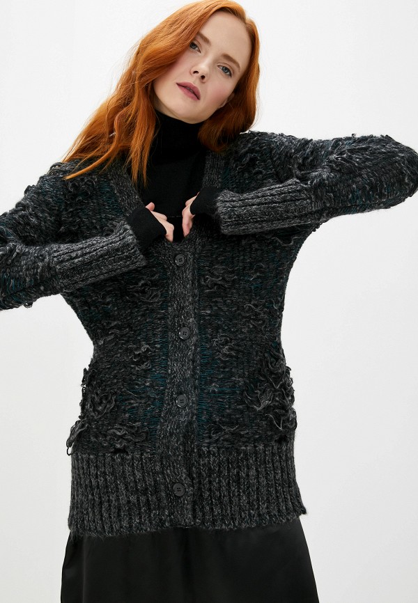 

Кардиган MM6 Maison Margiela, Серый, MM6 Maison Margiela MM004EWFWFV5