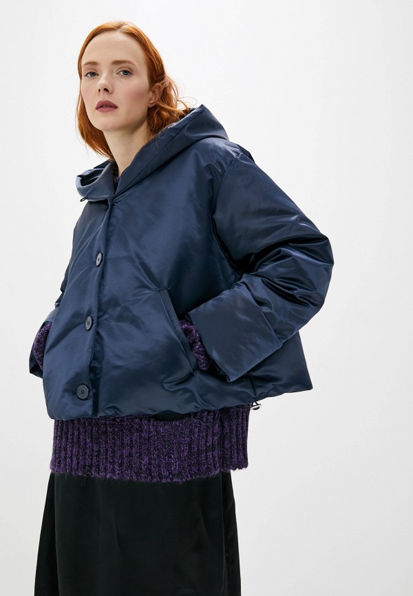 

Пуховик MM6 Maison Margiela, Синий