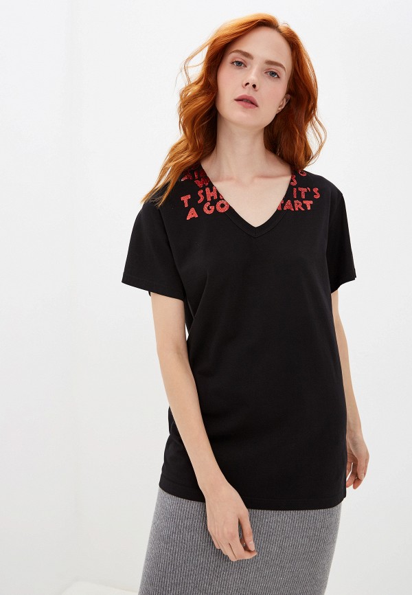 

Футболка MM6 Maison Margiela, Черный, MM6 Maison Margiela MM004EWFWFZ9