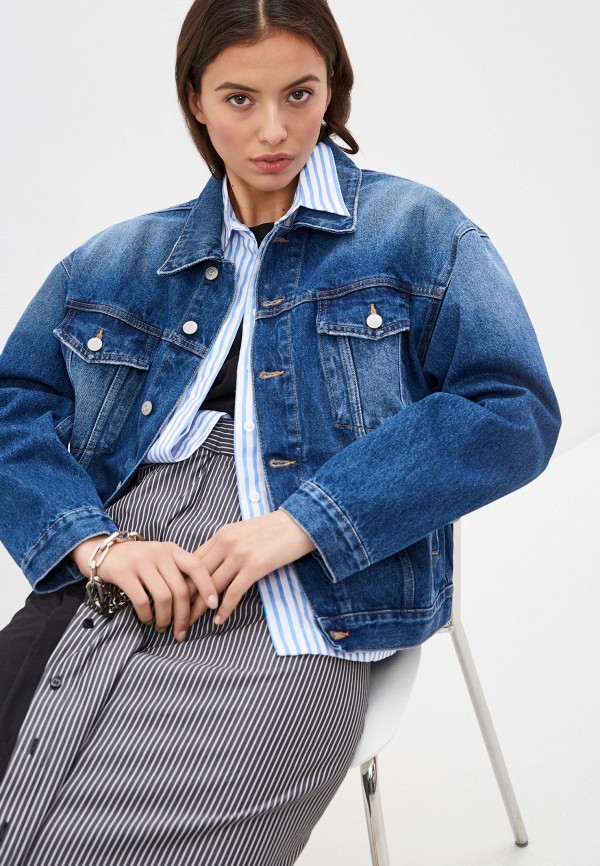 

Куртка джинсовая MM6 Maison Margiela, Синий