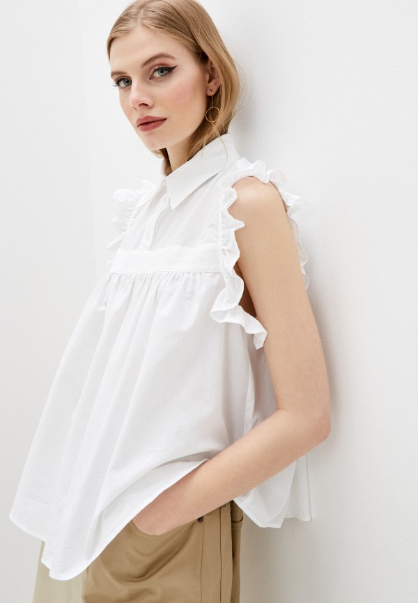 

Блуза MM6 Maison Margiela, Белый, MM6 Maison Margiela MM004EWHLKO3