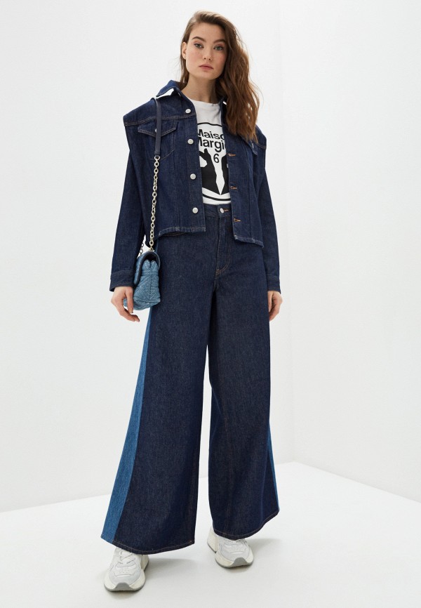 

Куртка джинсовая MM6 Maison Margiela, Синий, MM6 Maison Margiela MM004EWHLKR9