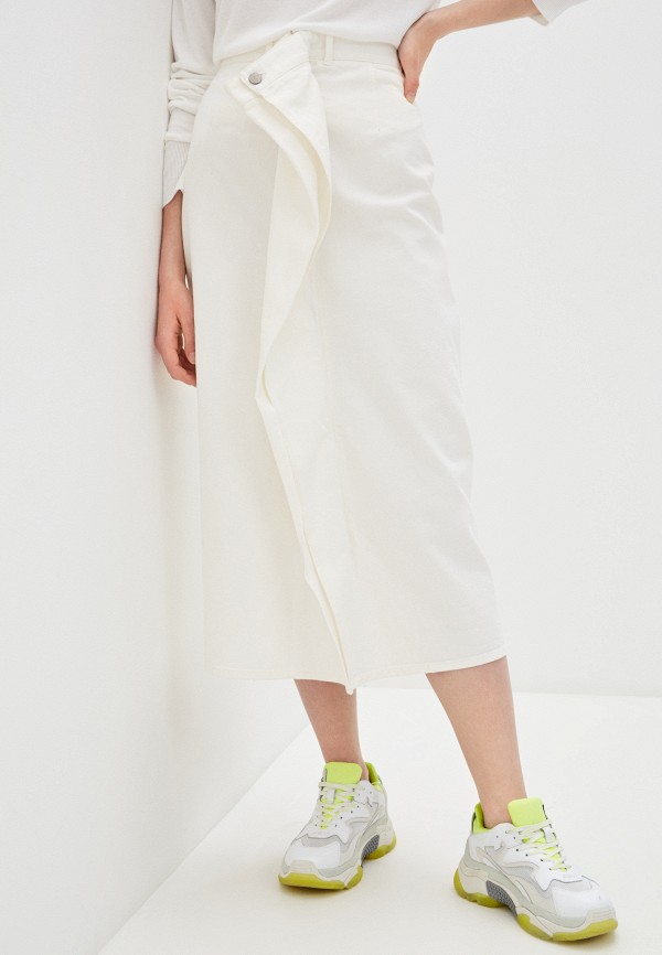 

Юбка джинсовая MM6 Maison Margiela, Белый