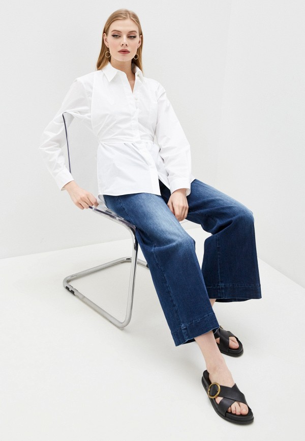 

Рубашка MM6 Maison Margiela, Белый, MM6 Maison Margiela MM004EWHLKT1