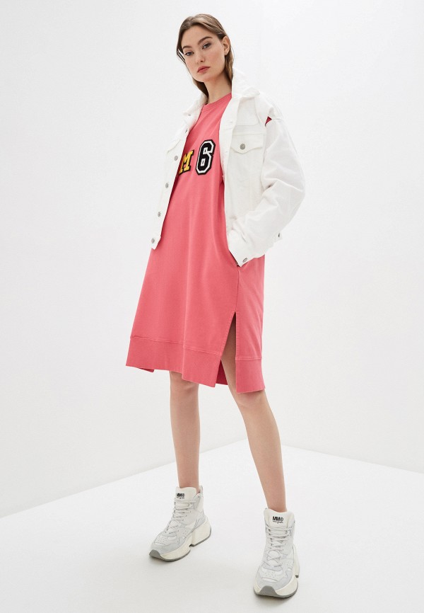 

Платье MM6 Maison Margiela, Розовый, MM6 Maison Margiela MM004EWHLKU9