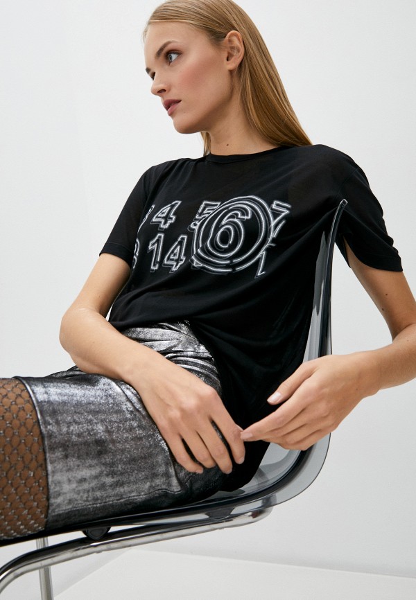

Футболка MM6 Maison Margiela, Черный