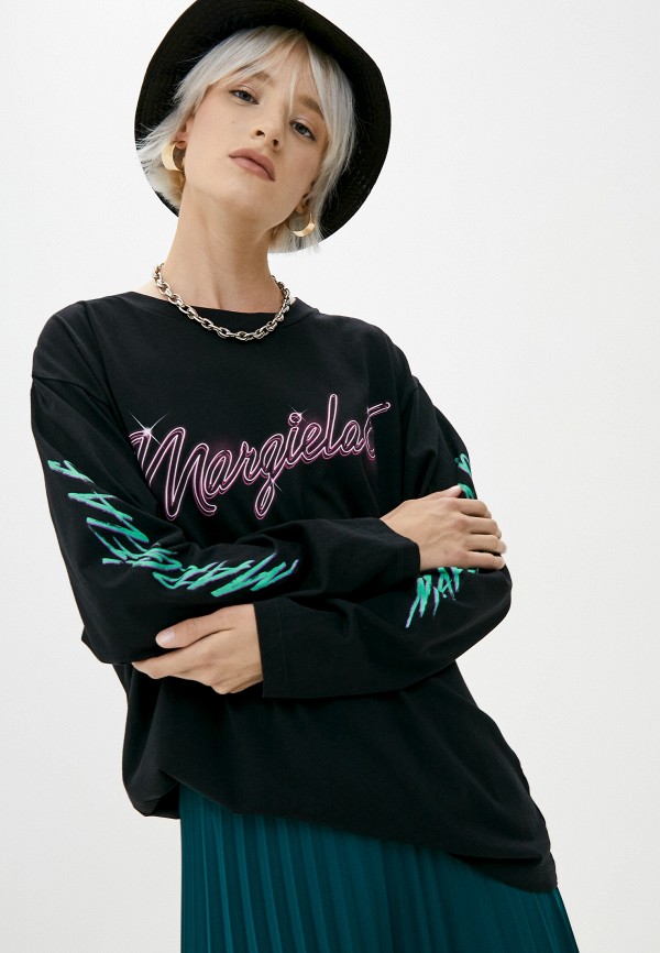 

Лонгслив MM6 Maison Margiela, Черный, MM6 Maison Margiela MM004EWJROW6