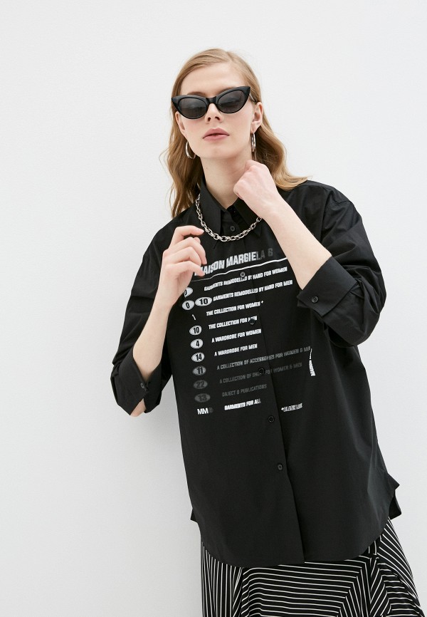 

Рубашка MM6 Maison Margiela, Черный