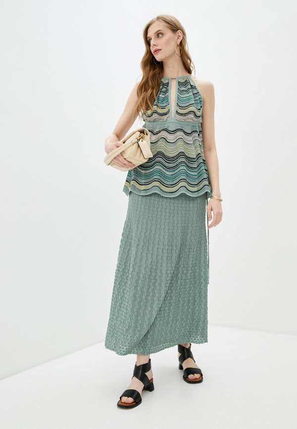 

Топ M Missoni, Бирюзовый, M Missoni MM151EWMLDS8