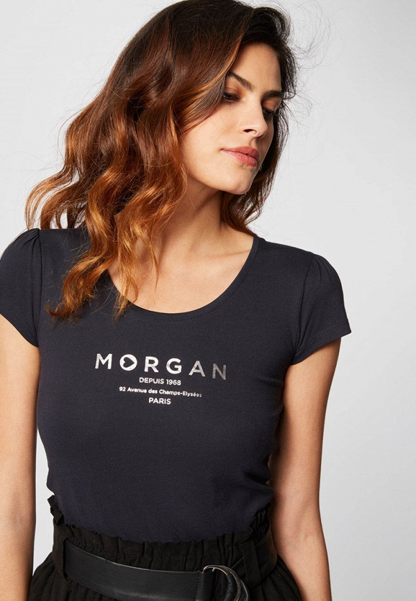 

Футболка Morgan, Morgan MO012EWDVNT6, Синий