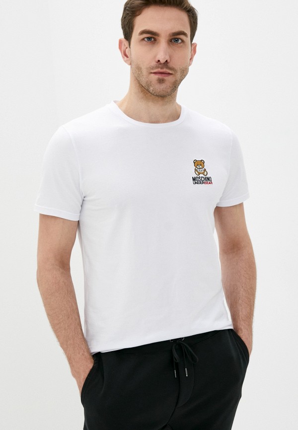

Футболка домашняя Moschino Underwear, Белый, MOSCHINO UNDERBEAR