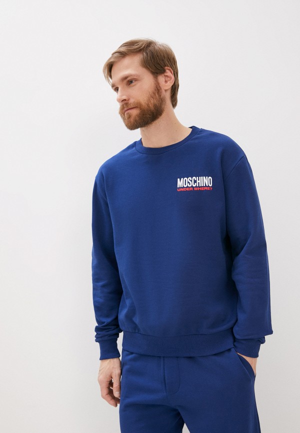 

Свитшот Moschino Underwear, Синий
