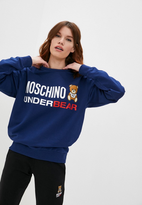 

Свитшот Moschino Underwear, Синий
