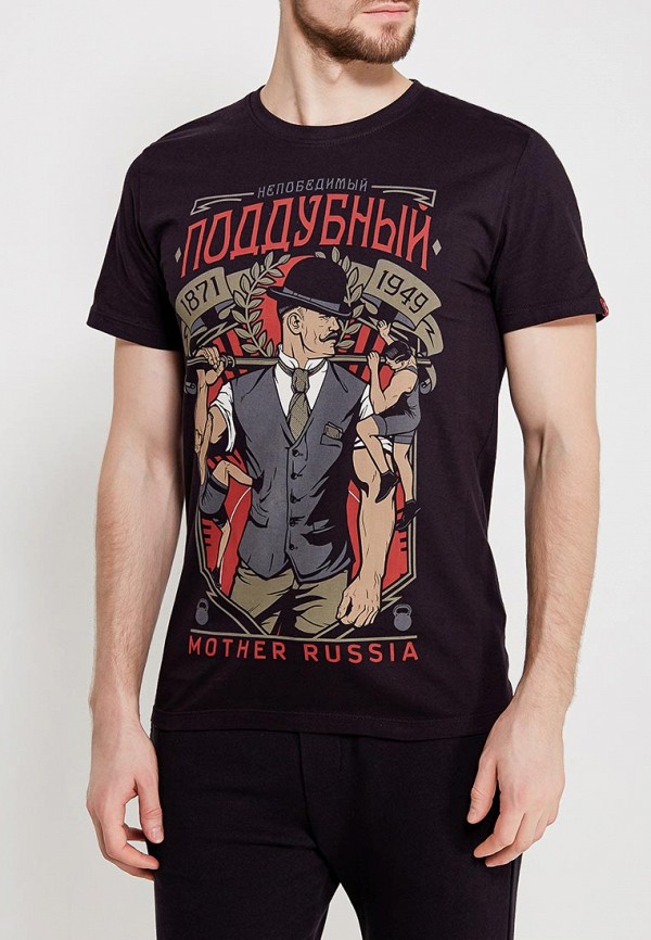 

Футболка Mother Russia, Черный, Поддубный