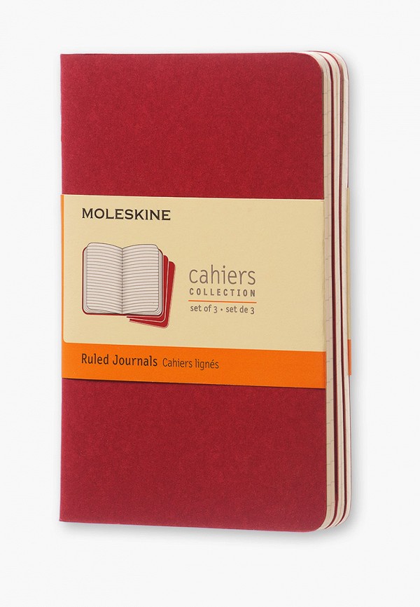 

Блокнот Moleskine, Красный, линейка