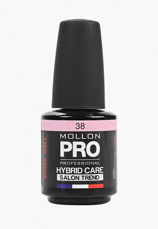 

Гель-лак для ногтей Mollon Pro, Розовый, HYBRID CARE SALON TREND UV/LED 12 мл, №038