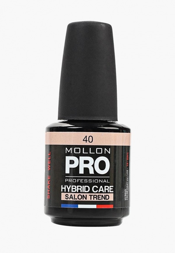 

Гель-лак для ногтей Mollon Pro, Розовый, HYBRID CARE SALON TREND UV/LED 12 мл, №040