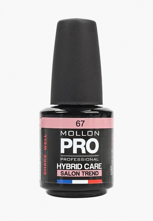 

Гель-лак для ногтей Mollon Pro, Розовый, HYBRID CARE SALON TREND UV/LED 12 мл, №067