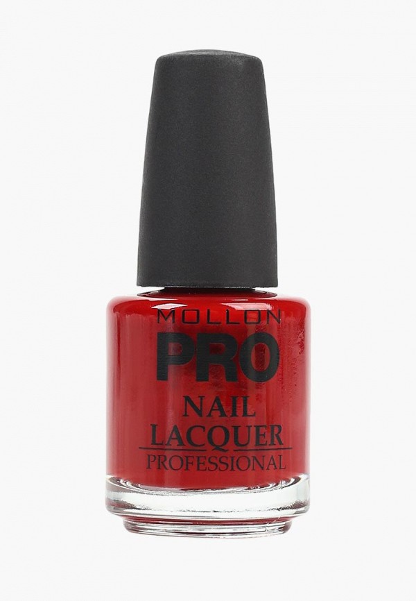 

Лак для ногтей Mollon Pro, Красный, с закрепителем HARDENING NAIL LACQUER №102 15 мл
