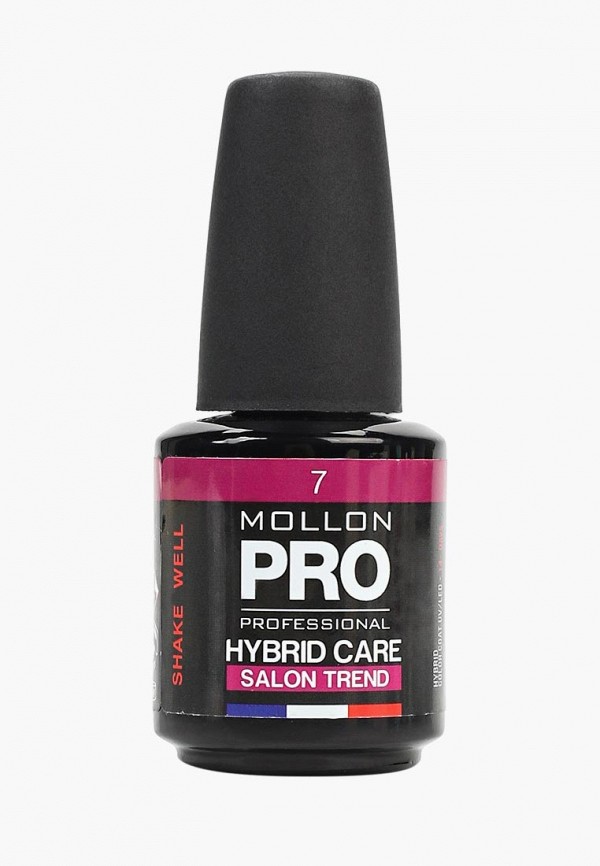 

Гель-лак для ногтей Mollon Pro, Розовый, HYBRID CARE SALON TREND UV/LED 12 мл, №007