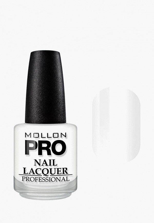 

Лак для ногтей Mollon Pro, Белый, с закрепителем HARDENING NAIL LACQUER №001 15 мл