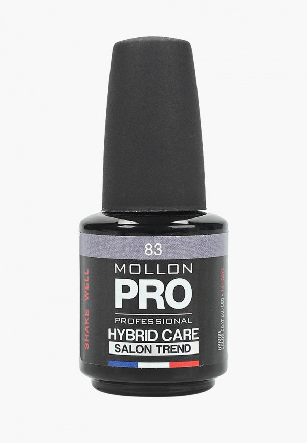

Гель-лак для ногтей Mollon Pro, Серый, HYBRID CARE SALON TREND UV/LED 12 мл, №083