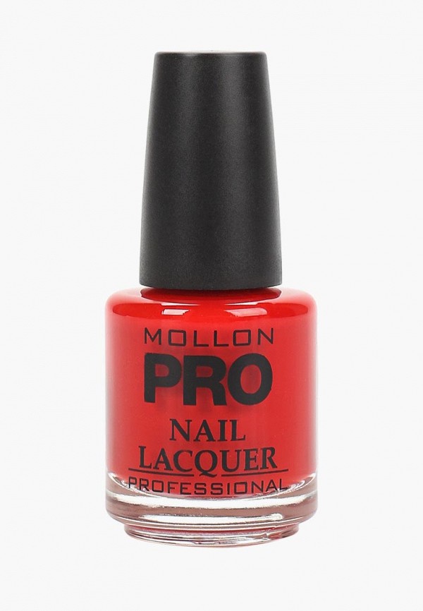 

Лак для ногтей Mollon Pro, Красный, с закрепителем HARDENING NAIL LACQUER №101 15 мл