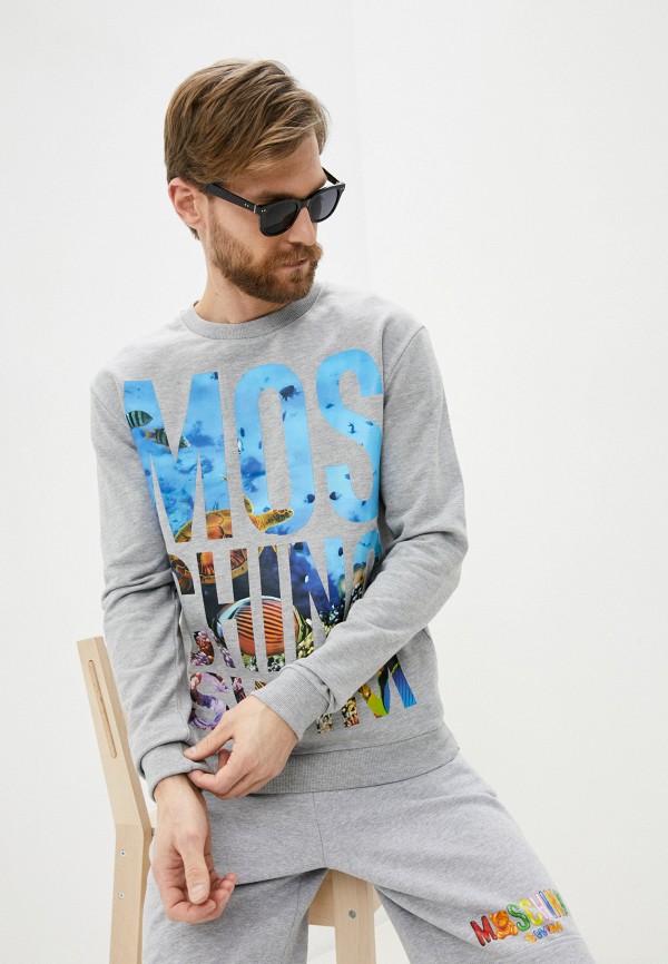 

Свитшот Moschino Swim, Серый