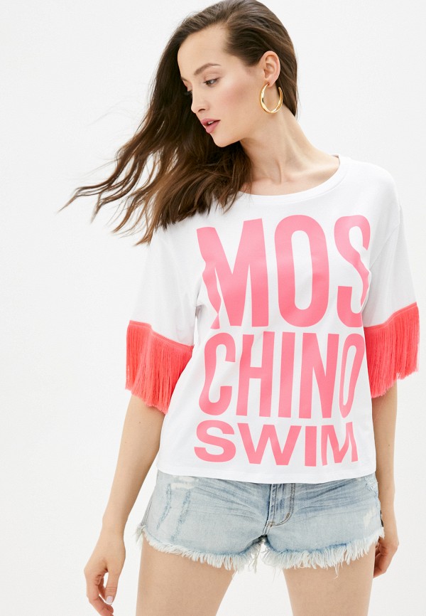 

Футболка Moschino Swim, Белый