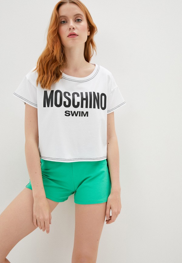 

Футболка Moschino Swim, Белый