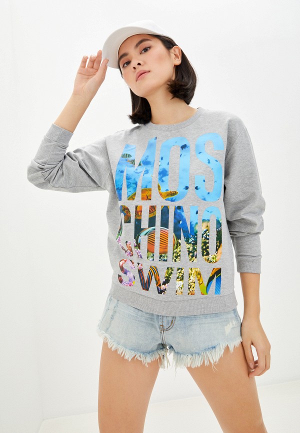 

Свитшот Moschino Swim, Серый