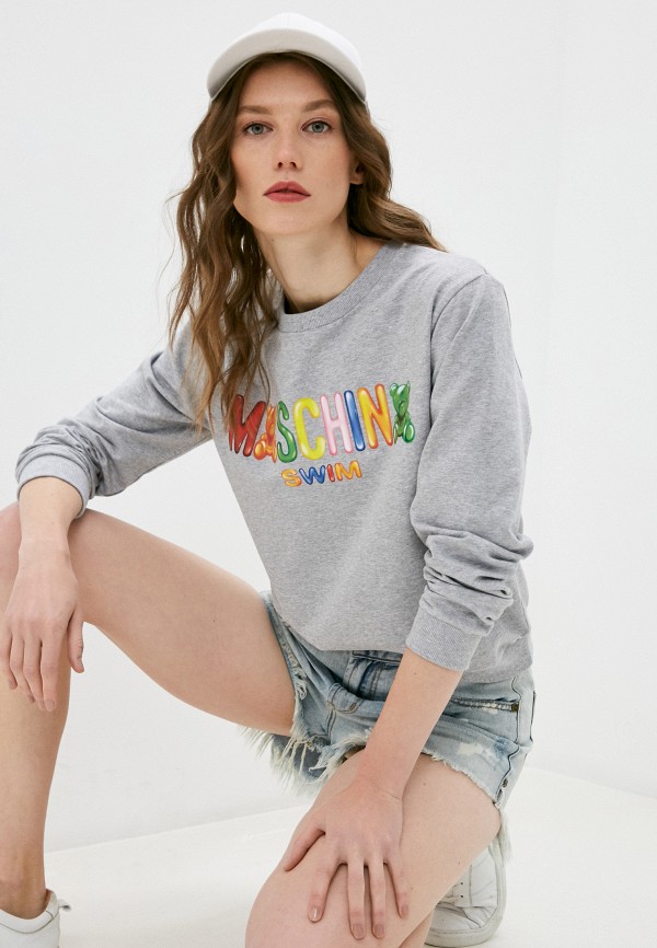 

Свитшот Moschino Swim, Серый