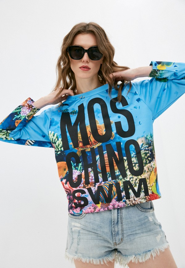 

Свитшот Moschino Swim, Голубой