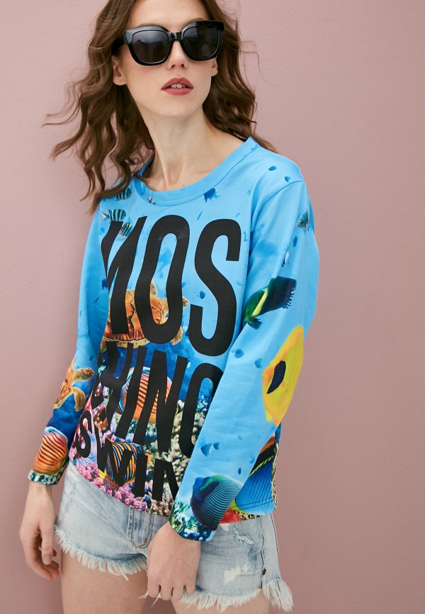 

Свитшот Moschino Swim, Голубой