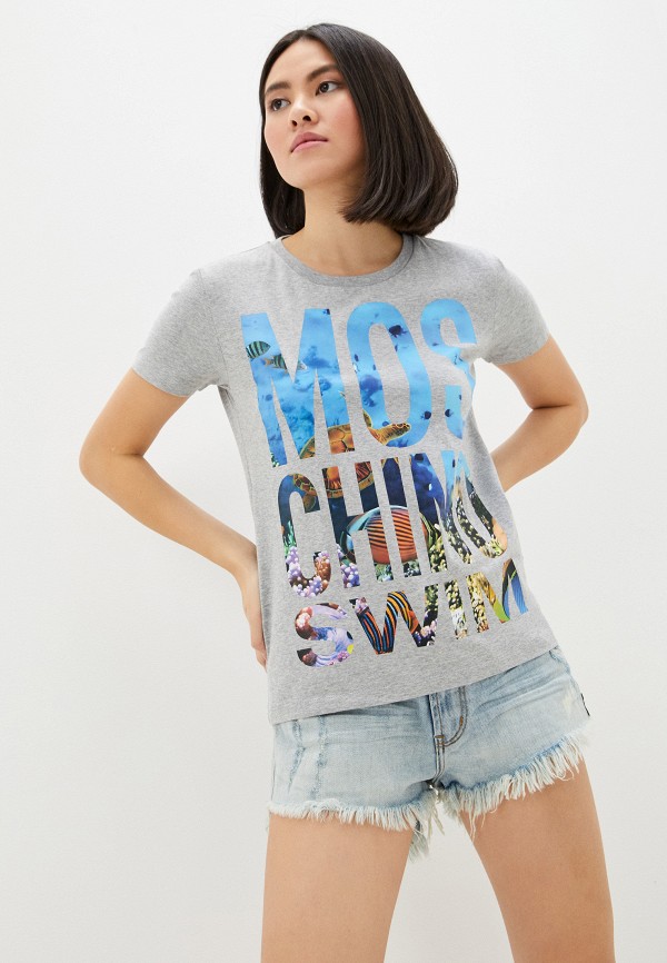 

Футболка Moschino Swim, Серый