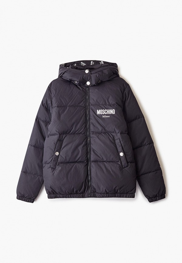 

Пуховик Moschino Kids, Черный